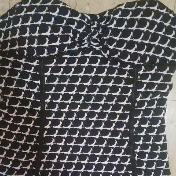 Candies Black and White Women's Top - Picture 2 of 6